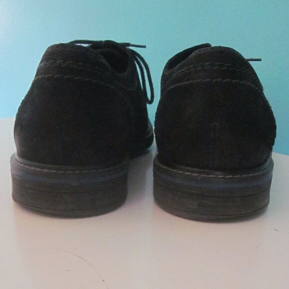 Mens 8.5 UK Size 8 Black Suede Leather Mephisto AirJet Lace Up Shoes main image 4